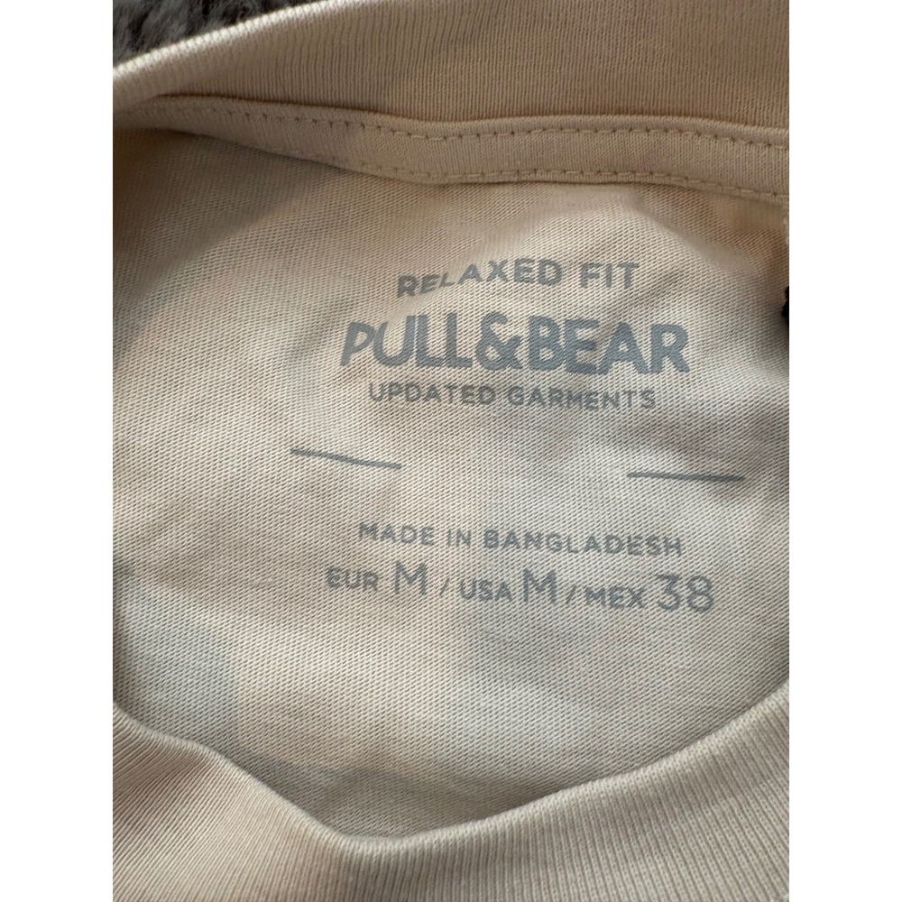 Pull Bear Men Graphic T Shirt New York Queens Long Island City Relaxed Fit - Picture 5 of 8